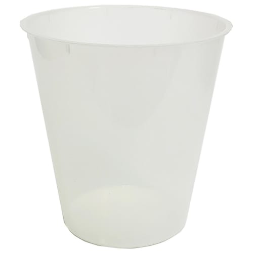 Madison Plastic Wastebasket Liner, 9 Quart, Clear